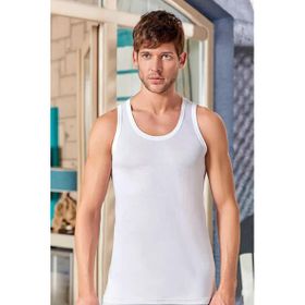 Berrak 1035-1043 Yazlık Model 3 Adet Beyaz Erkek Atlet