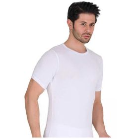Berrak 1038 Modal Likralı 0 Yaka Fanila 3 Adet Beyaz Erkek Atlet