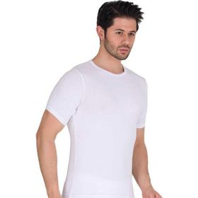 Berrak 1038 Modal Likralı 0 Yaka Fanila Beyaz Erkek Atlet
