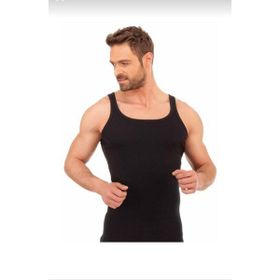 Berrak 1044 Kaşkorse Askılı 3'lü Siyah Erkek Atlet