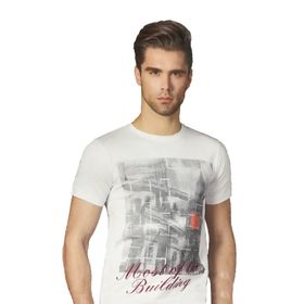 Berrak 1047 Köprü Baskılı Erkek T-shirt