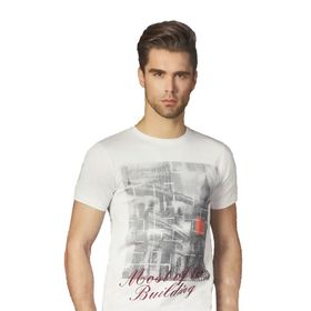 Berrak 1047 Köprü Baskılı Erkek T-shirt