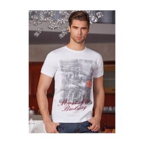Berrak 1047 Köprü Baskılı Erkek T-shirt