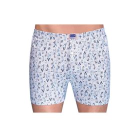Berrak 1053 Desenli 6'lı Renkli Erkek Boxer Şort