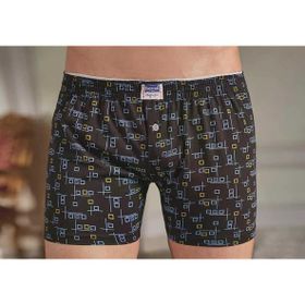 Berrak 1054 Desenli 6'lı Karışık Renk Erkek Boxer