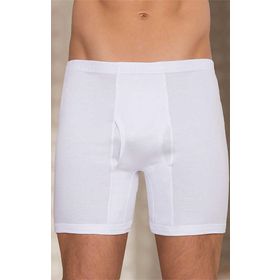 Berrak 1055 Erkek Lüx Paçalı Pamuk 3'lü Boxer