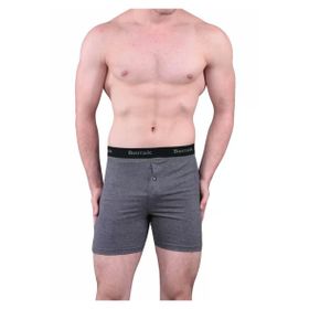 Berrak 1059 Likralı Düğmeli 6 Adet Füme Erkek Boxer