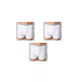 Berrak 1097 3 Adet Beyaz Erkek Boxer