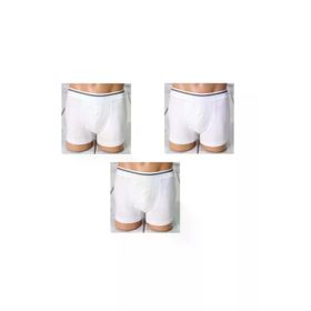 Berrak 1097 3 Adet Beyaz Erkek Boxer