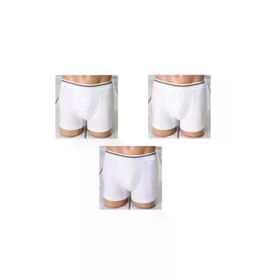 Berrak 1097 3 Adet Beyaz Erkek Boxer
