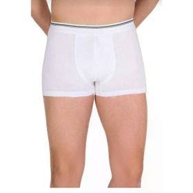 Berrak 1097 Likralı Düz 3'lü Beyaz Erkek Boxer