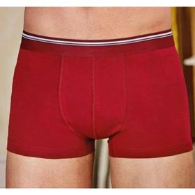 Berrak 1097 Likralı Düz Bordo 10 Adet Erkek Boxer