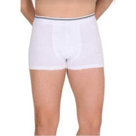 Berrak 1097 Likralı Düz Tekli Beyaz Erkek Boxer