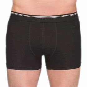 Berrak 1097 Likralı Esnek 2 Adet Siyah Erkek Boxer
