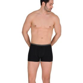 Berrak 1097 Likralı Esnek 2 Adet Siyah Erkek Boxer