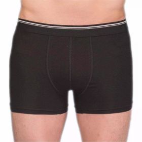 Berrak 1097 Likralı Esnek 3'lü Siyah Erkek Boxer