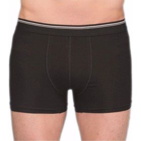 Berrak 1097 Likralı Esnek 3'lü Siyah Erkek Boxer