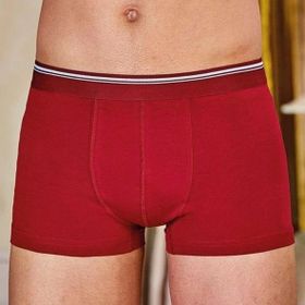 Berrak 1097 Likralı Esnek 6'lı Bordo Erkek Boxer