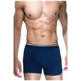 Berrak 1097 Likralı Pamuklu 6'lı Lacivert Erkek Boxer