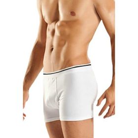 Berrak 1097 Likralı Penye Beyaz Erkek Boxer
