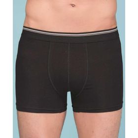 Berrak 1097 Likralı Penye Siyah Erkek Boxer