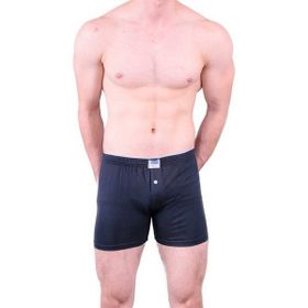 Berrak 1099 Düğmeli Penye 3'lü Füme Erkek Boxer