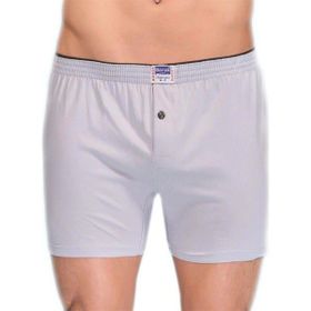 Berrak 1099 Düğmeli Penye 6'lı Beyaz Erkek Boxer