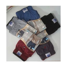 Berrak 1099 Düğmeli Penye 6'lı Çok Renkli Erkek Boxer