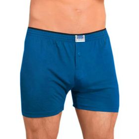 Berrak 1099 Düğmeli Penye 6'lı Lacivert Erkek Boxer