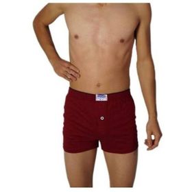 Berrak 1099 Pamuklu Geniş Kesim 5'li Paket Bordo Erkek Boxer