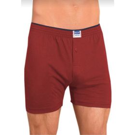 Berrak 1099 Penye Şort 10'lu Bordo Erkek Boxer