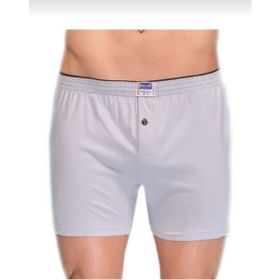 Berrak 1099 Penye Şort 10'lu Gri Erkek Boxer