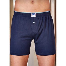 Berrak 1099 Penye Şort 3'lü Lacivert Erkek Boxer