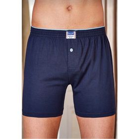 Berrak 1099 Penye Şort 3'lü Lacivert Erkek Boxer