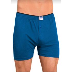 Berrak 1099 Penye Şort 3'lü Mavi Erkek Boxer