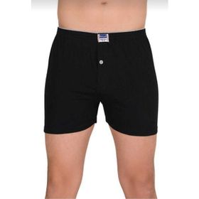 Berrak 1099 Penye Şort 3'lü Siyah Erkek Boxer