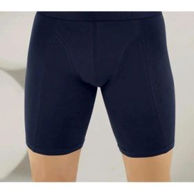 Berrak 1125 Likralı Uzun 6 Adet Lacivert Erkek Boxer