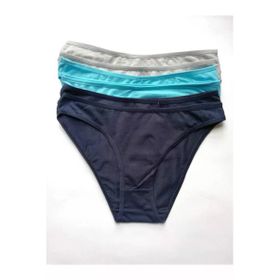 Berrak 2056 Likralı 6'lı Slip Gri Kadın Külot