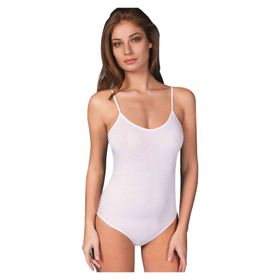 Berrak 2081 Beyaz Kadın Çıtçıtlı Body