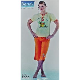 Berrak 2655 Kadın Kapri Pijama Takım