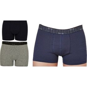 Berrak 4475 Çizgili 3 Adet Çok Renkli Erkek Boxer
