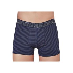 Berrak 4475 Çizgili 3 Adet Lacivert Erkek Boxer