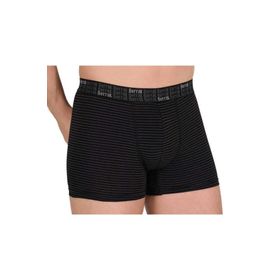 Berrak 4475 Çizgili 3 Adet Siyah Erkek Boxer