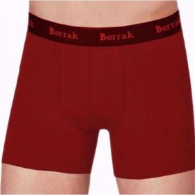 Berrak 4476 Likralı Modal 6'lı Bordo Erkek Boxer