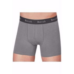 Berrak 4476 Modal Likralı 2 Adet Gri Erkek Boxer