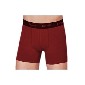 Berrak 4476 Premium Likralı Modal Penye Bordo Erkek Boxer