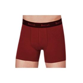 Berrak 4476 Premium Likralı Modal Penye Bordo Erkek Boxer
