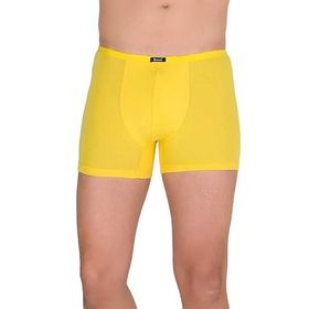 Berrak 4488 İnce Kemerli Likralı Sarı Erkek Boxer