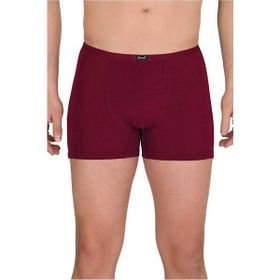 Berrak 4488 Modal İnce Kemer 3'lü Bordo Erkek Boxer
