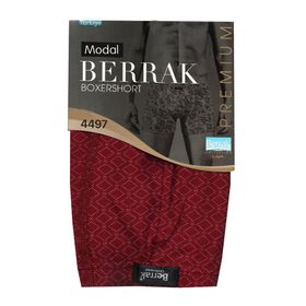 Berrak 4497 Likralı Beli İnce Lastikli Modal Erkek 3'lü Boxer